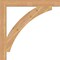 Ekena Millwork Thorton Block Smooth Bracket, Western Red Cedar, 3 1/2"W x 34"D x 34"H BKT04X34X34THR05SWR - alternate 2